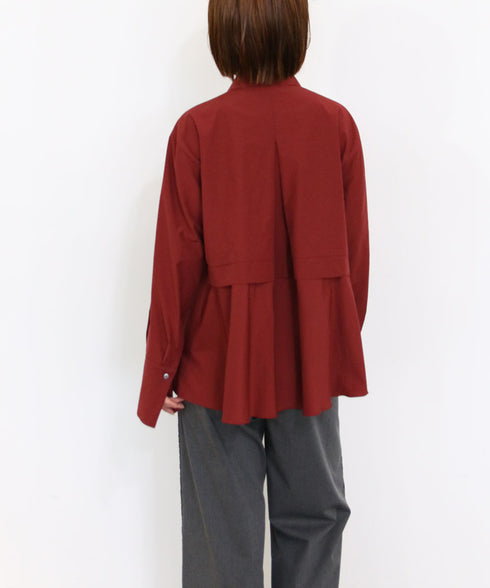 <9/4発売>tuck flare shirt