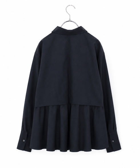<9/4発売>tuck flare shirt