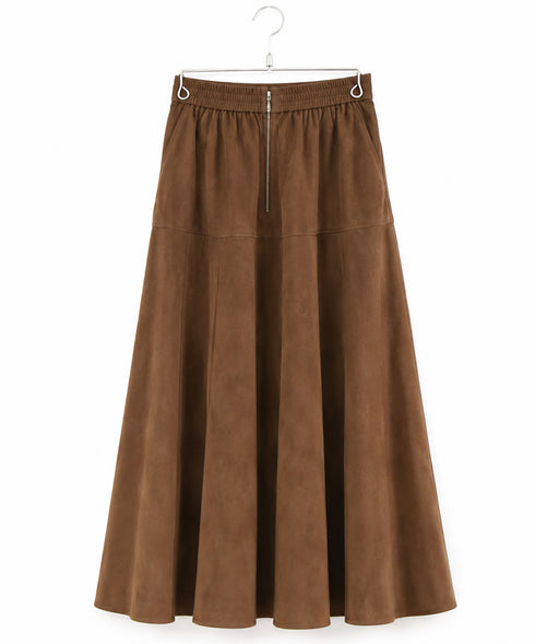 eco-suede circular skirt