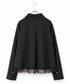 <9/4発売>pearl hem lace flare shirt