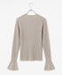 【10/23発売予定】lame spangle rib knit top
