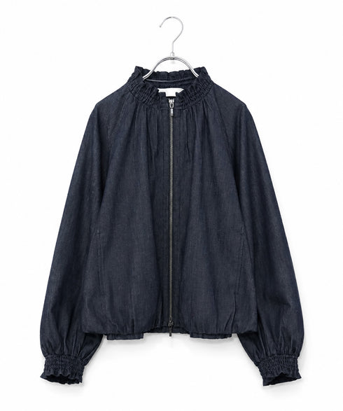 <8/28発売>denim frill blouson