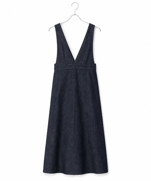 <8/28発売>denim jumper skirt