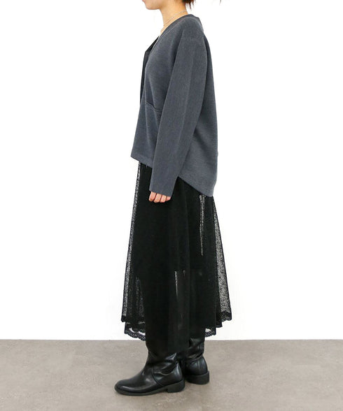 【SOI-MeME】cocoon sleeve bijou cardigan