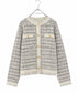 boucle tweed knit jacket
