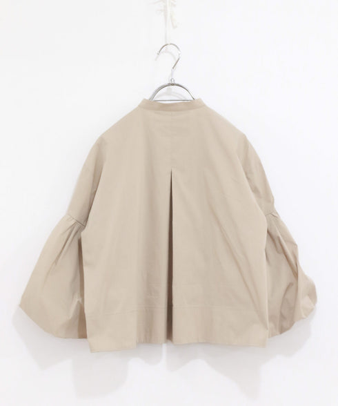 【SOI-MeME】diamond tuck embroidery blouse