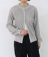 rayon nylon ripple 2way cardigan