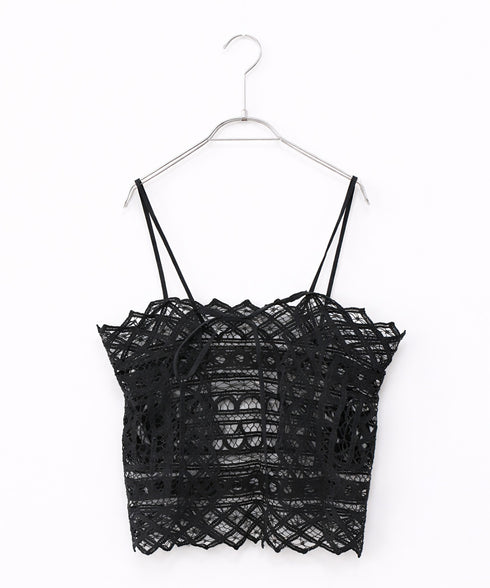 batten lace camisole