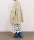 【予約】shirring gather embroidery midi-blouson