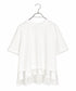 eyelash lace hem cut-sew