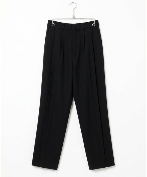 【SOI-MeME】suspenders tucked curve pants