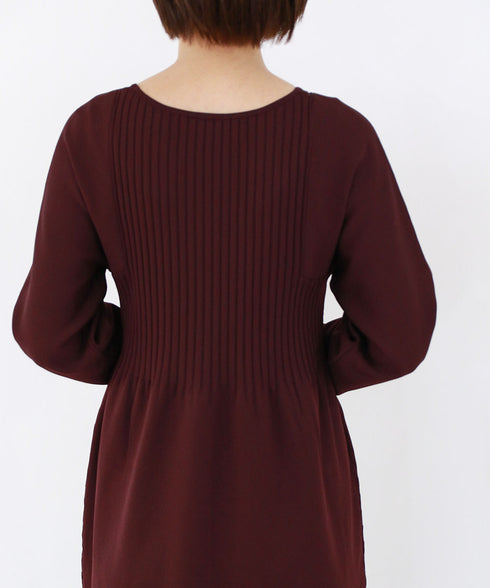 polyester knit dress