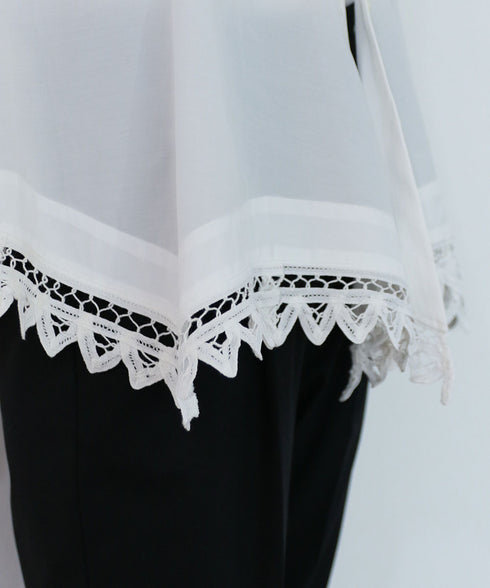 2way handkerchief hem blouse