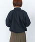 pleats twill blouson