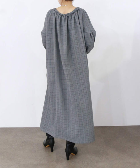 glen check 2way one-piece