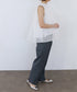 wool saxony straight pants