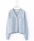 16G paper knit cocoon sleeve cardigan