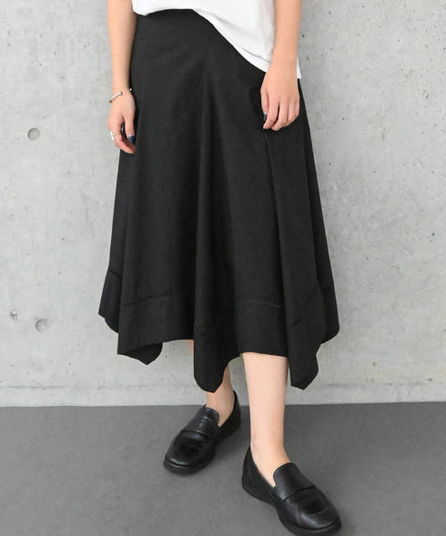 【SOI-MeME】ladder lace handkerchief skirt