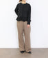 10/16発売予定 【SOI-MeME】diamond tuck embroidery drawstring pants