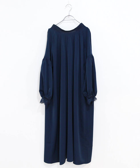 2way shirring gather tie dress