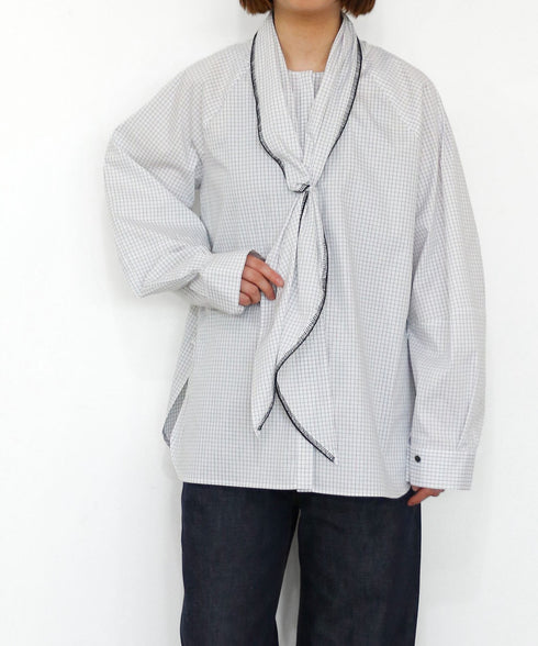 modern tie raglan blouse