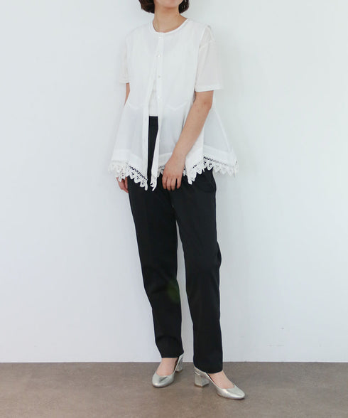 2way handkerchief hem blouse