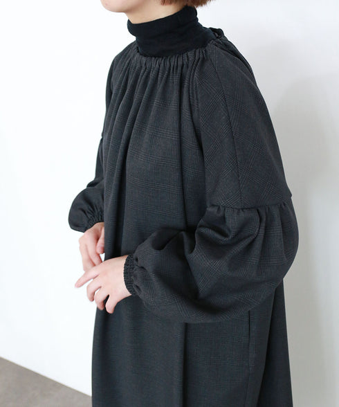 glen check 2way one-piece