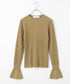 【10/23発売予定】lame spangle rib knit top