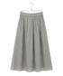 sheer velour flare skirt
