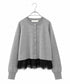 【10/23発売予定】eyelash lace hem A‐line cardigan