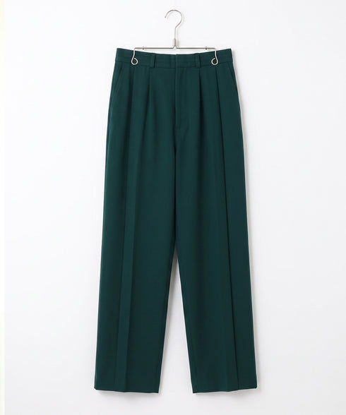 【SOI-MeME】suspenders tucked curve pants