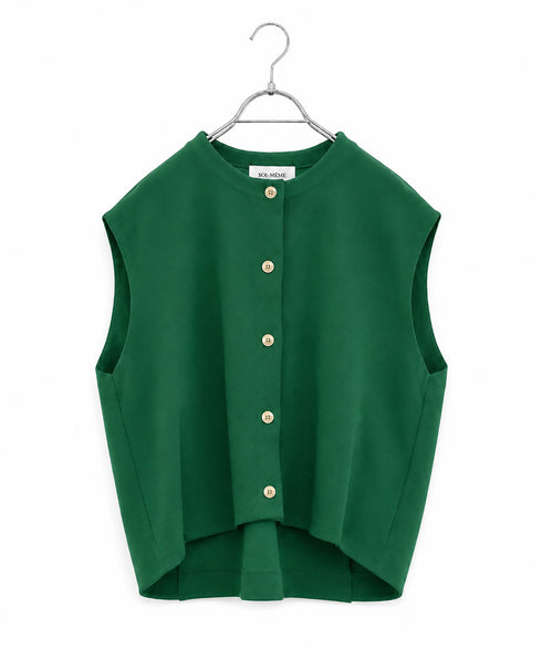 <8/28発売>【SOI-MeME】viscose knit vest