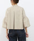【SOI-MeME】diamond tuck embroidery blouse