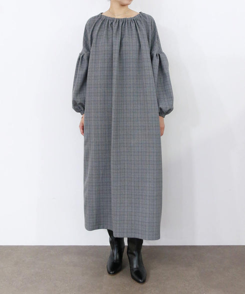 glen check 2way one-piece