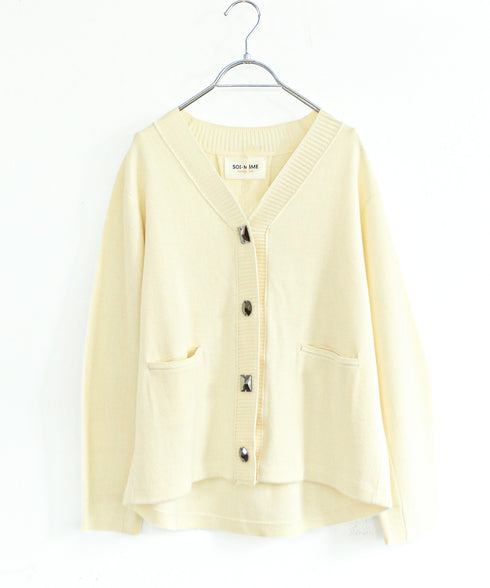【SOI-MeME】cocoon sleeve bijou cardigan