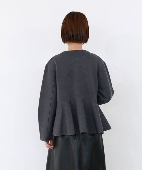 milanorib peplum jacket