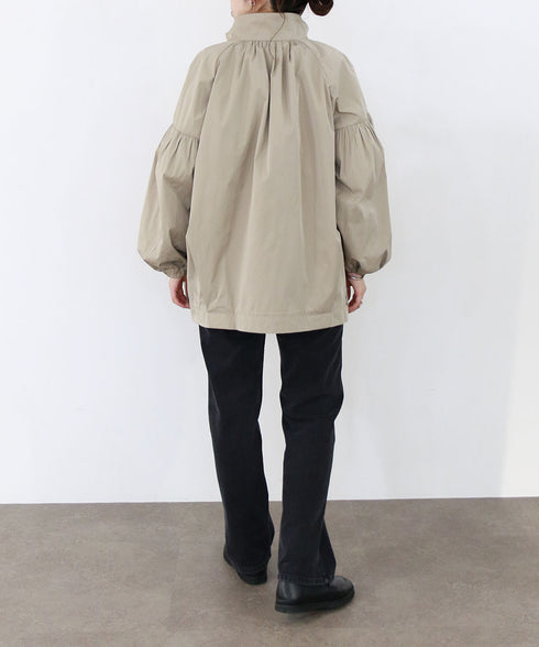 【再入荷】 volume sleeve taffeta mid-blouson