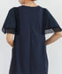 laced handkerchief sleeve one-piece