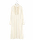 <8/28発売>【SOI-MeME】crystal pleats satin shirt dress