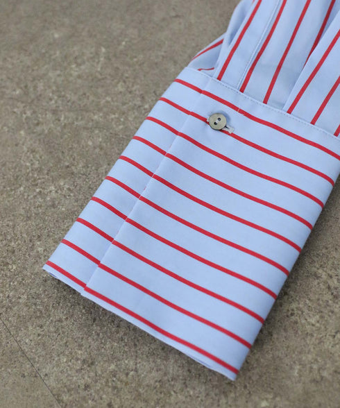 <9/4発売>spiral ruffle modern blouse