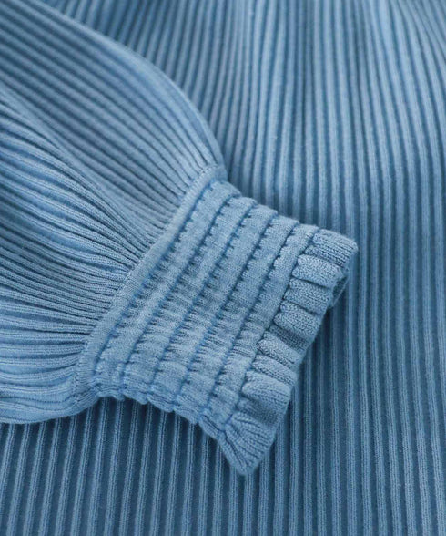 rayon nylon ripple 2way cardigan