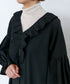 【再入荷】 pleats jabot dress