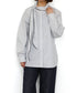 modern tie raglan blouse