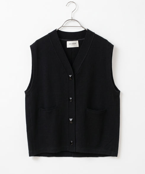 【SOI-MeME】cocoon bijou vest