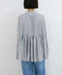 【SOI-MeME】code embroidery diamond tuck blouse