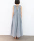 sheer check 2way gathered dress