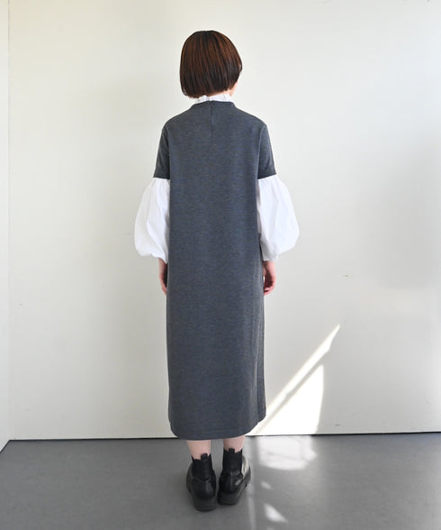 【再入荷】14g wool 2way sleeve one-piece