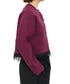 10/16発売予定 polyester milano rib scallop-lace hem cardigan