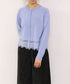 【10/23発売予定】eyelash lace hem A‐line cardigan