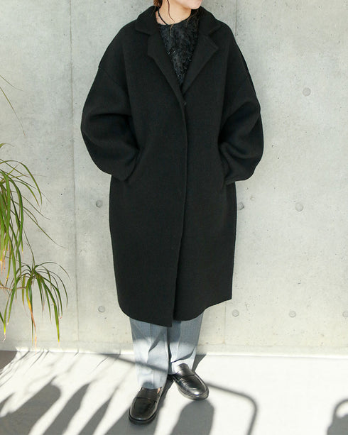 【SOI-MeME】boiled wool knit coat